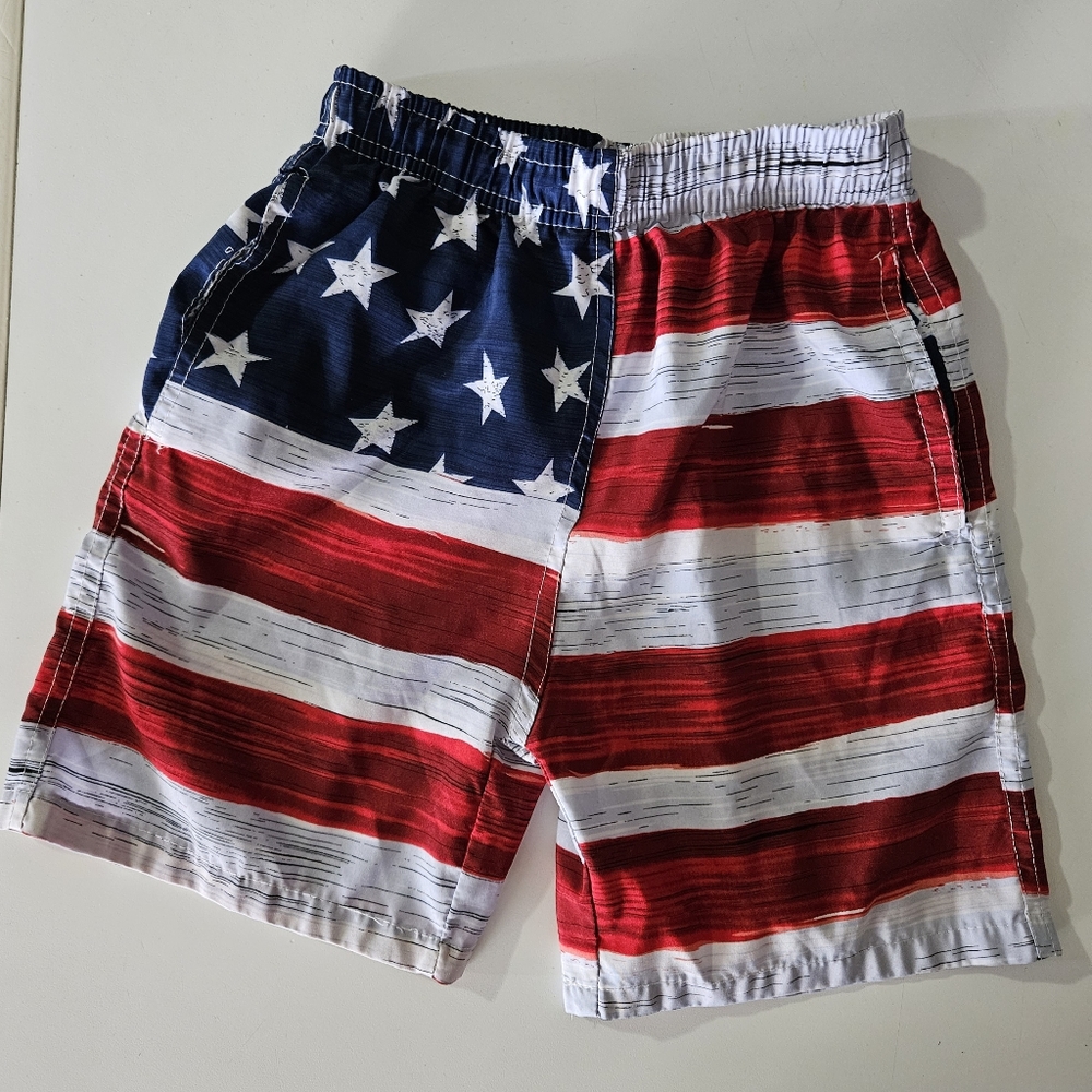 Banana Split Patriotic Trunks
